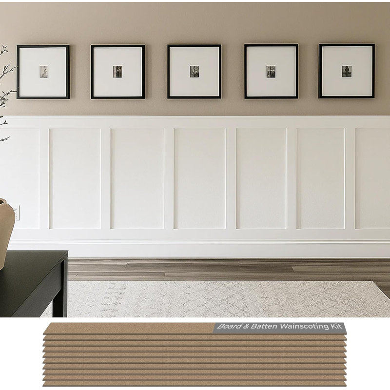 Ensemble de panneaux muraux en MDF de style Shaker pour les amateurs de bricolage