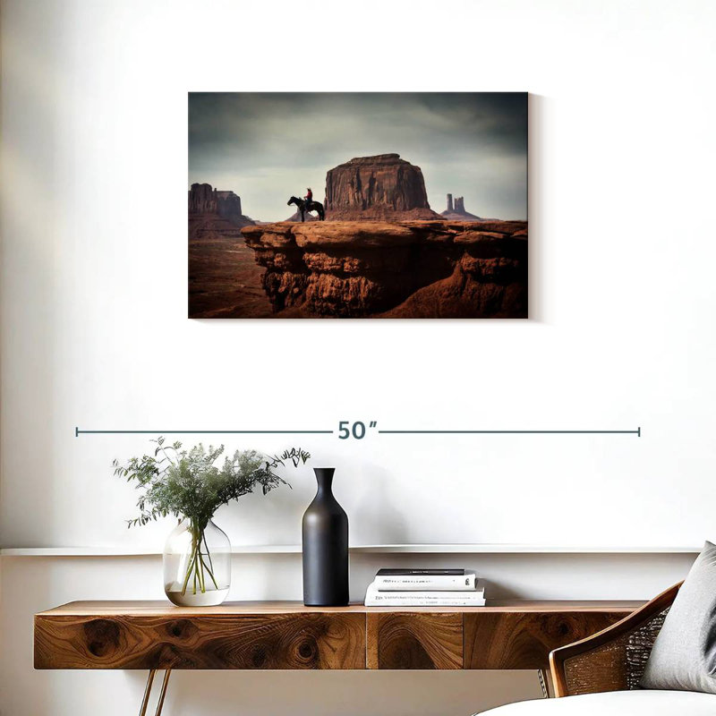 Lelar Navajo Cowboy, 20" H x 30" W