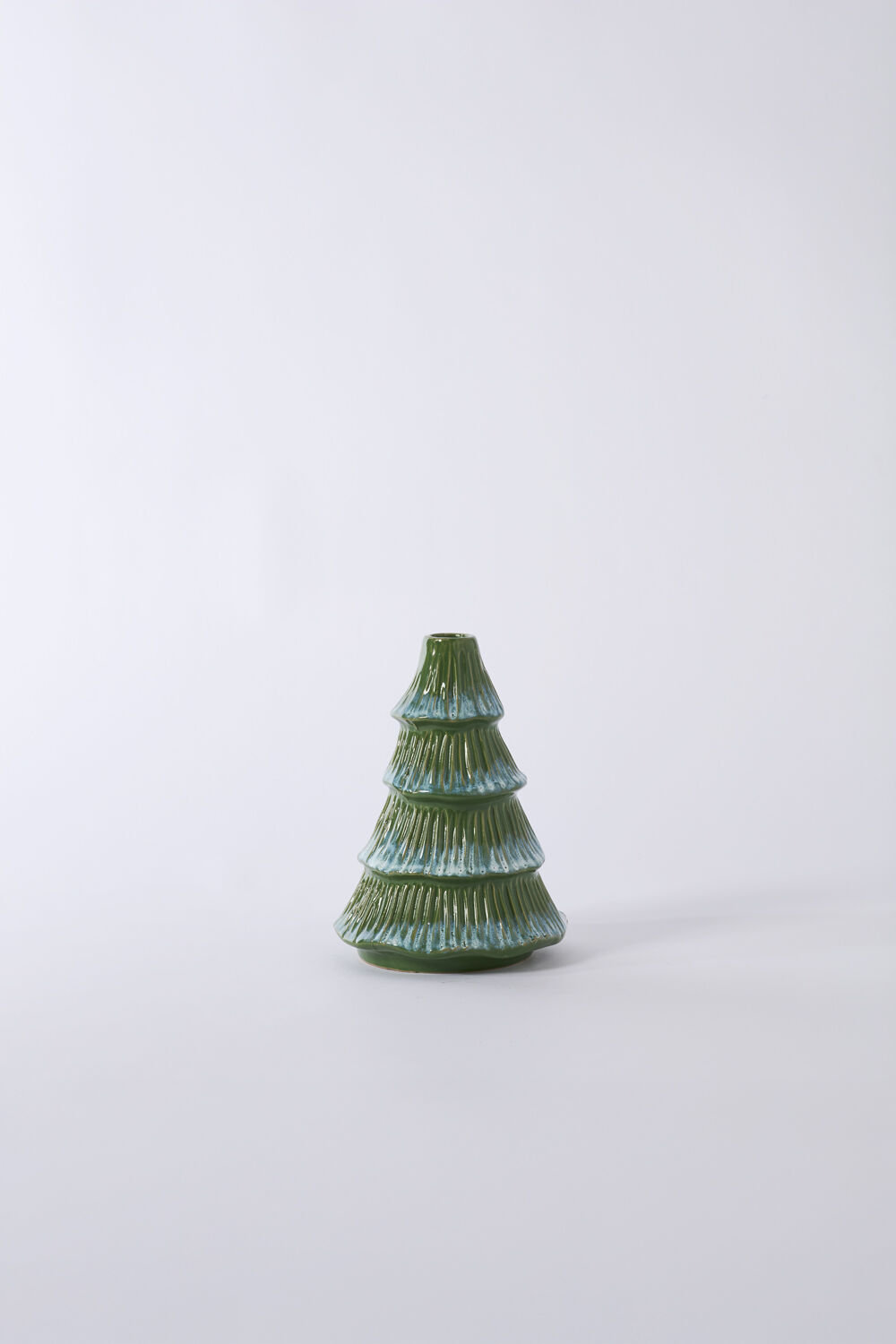 Tree Frost Candleholder 4.25"x 4.5", 7.5" H x 5.75" W x 5.75" D