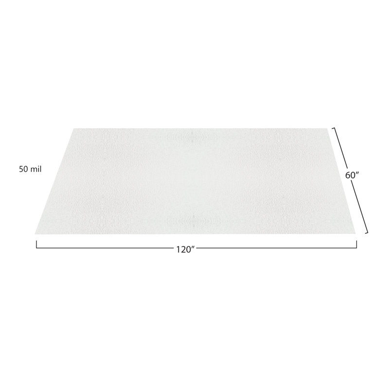 Clear 5' x 10' Vinyl Pet Floor Protector Mat