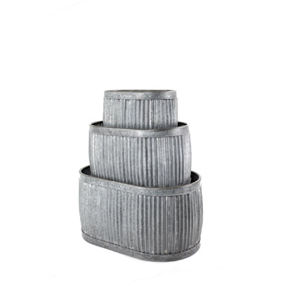 Barclee Metal Pot Planter