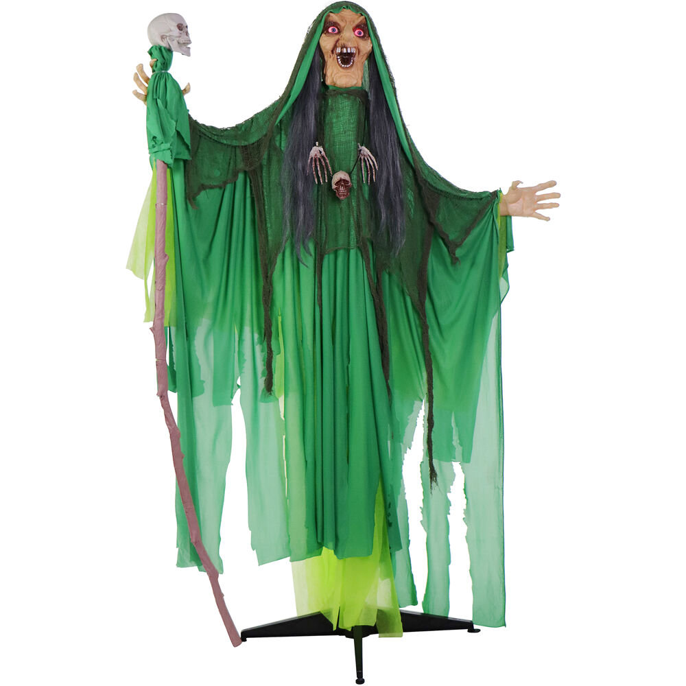 Montserrat Talking Voodoo Swamp Witch Figurine The Holiday Aisle