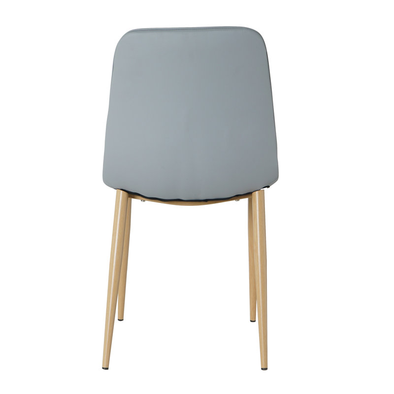 Candleick Upholstered Dining Chair, Grey, Natural