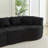 Compression Curved Sectionals, 111.5 Inch Chenille Modern Home Sofa