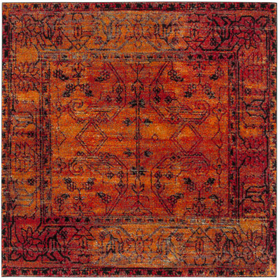 Tapis oriental orange Scheinuk