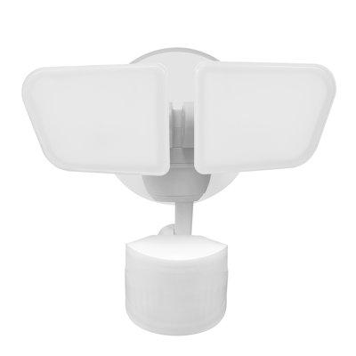3 - Head LED Hardwired Outdoor Security Outdoor Security Flood Light with Motion Sensor