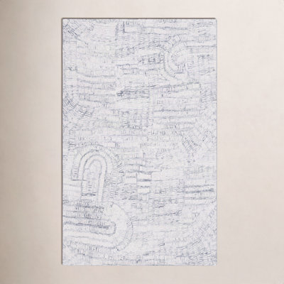 Audrina Gray Ivory Hand-Tufted Abstract Rug