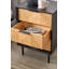 Aneliya 45cm W Metal Bedside Table