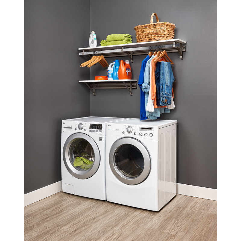 Organisateur de buanderie robuste, H 8,5 po x l 64 po x P 11,75 po