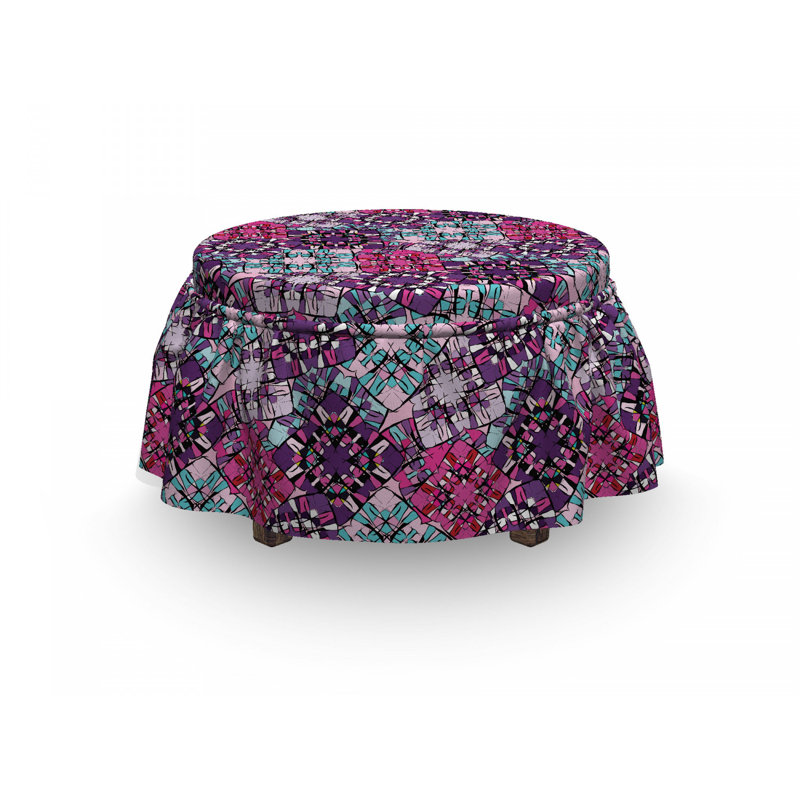 Box Cushion Ottoman Slipcover