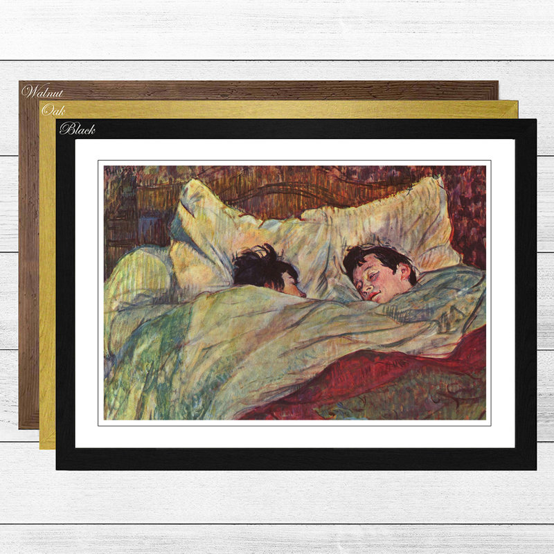 1 Piece Single Picture Frame Painting, Black
