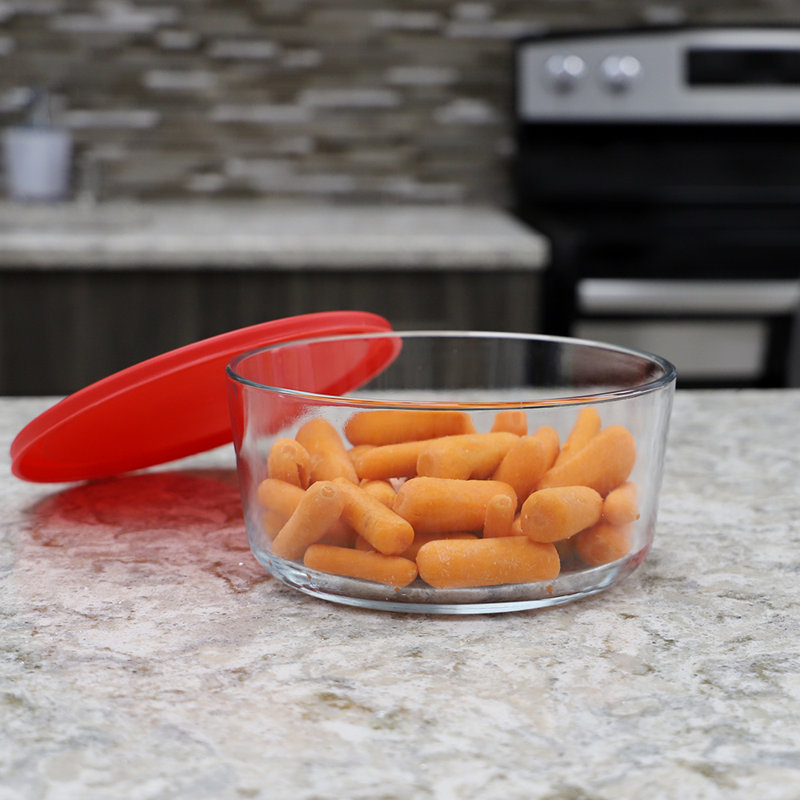 Dibbie 55oz. Glass Food Storage Container