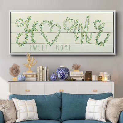 Shiplap Vines Home - Toile encadrée