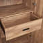 Armoire-penderie autoportante moderne avec barre de suspension, tablette et tiroirs Lee-676591816