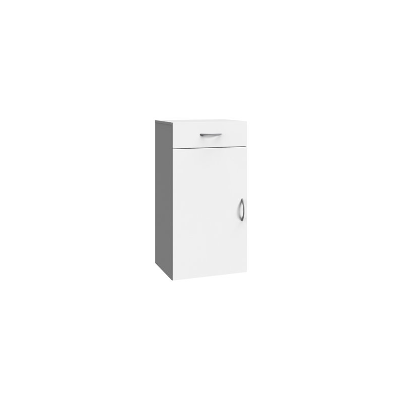 Alli Solid Wood 30cm W 1 - Drawer Chest of Drawers, White