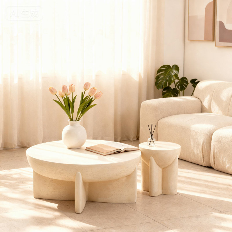 Belvoiry 2-Piece Round Coffee Table Set