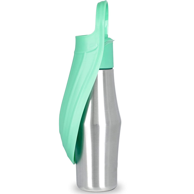 Edge Collections 25 oz. Bouteille d'eau en verre, Vert