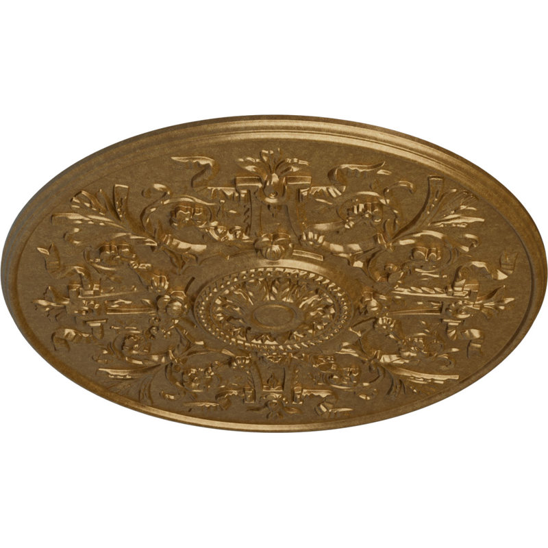 Versailles Pale Gold Polyurethane Ceiling Medallion