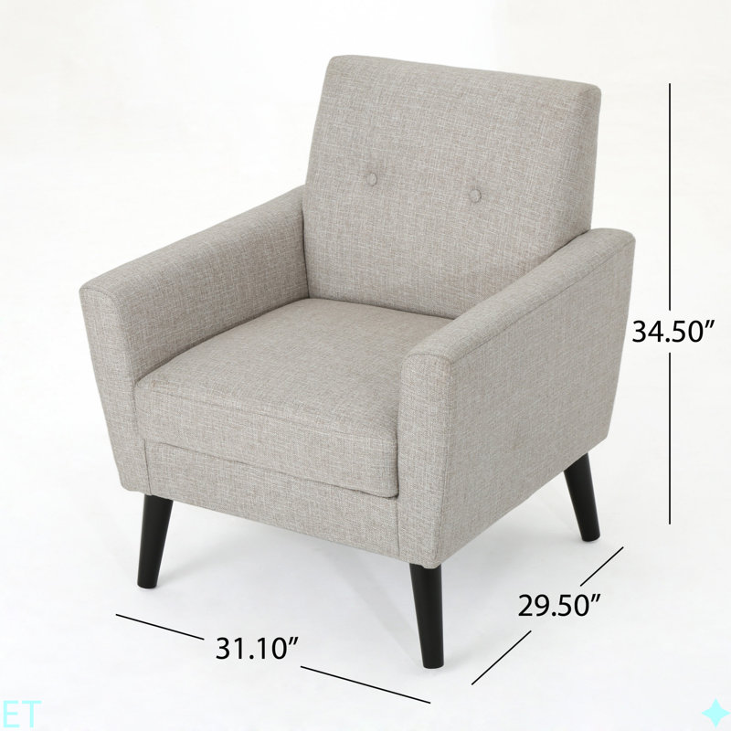 CLUB CHAIR, chaise en tissu