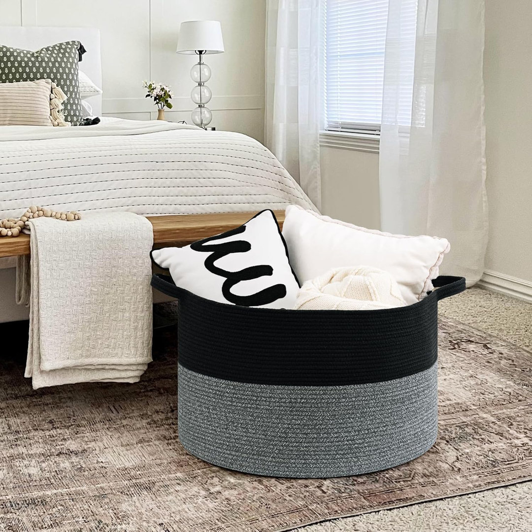Beachcrest Home Fabric Basket