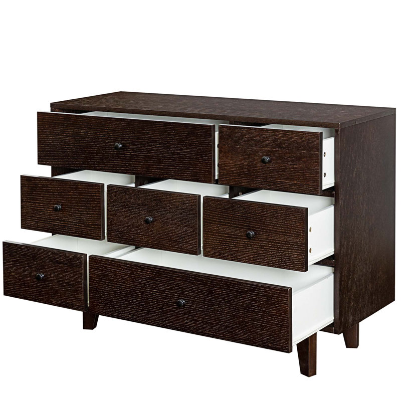 Commode Jesus avec 7 tiroirs et pieds en bois massif