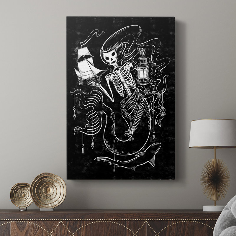 Pirate Mermaids I - galerie sur mesure, H 18 po x l 12 po
