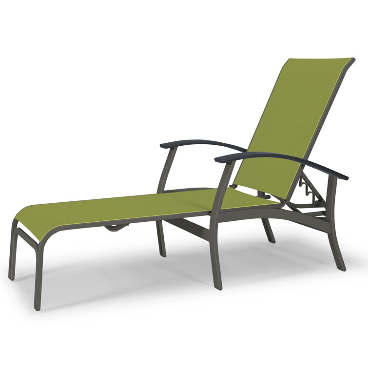 Askar Outdoor Rust-Resistant Metal Chaise Lounge