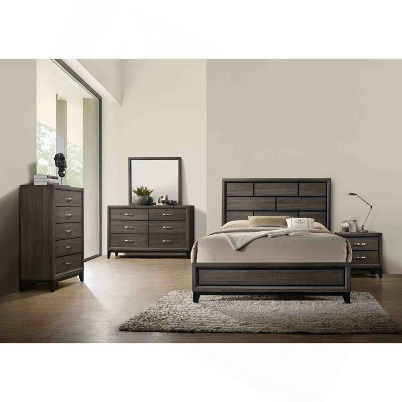 Mobilier de chambre à coucher deux tiroirs deux pièces
