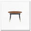 Table de salle à manger extensible en noyer