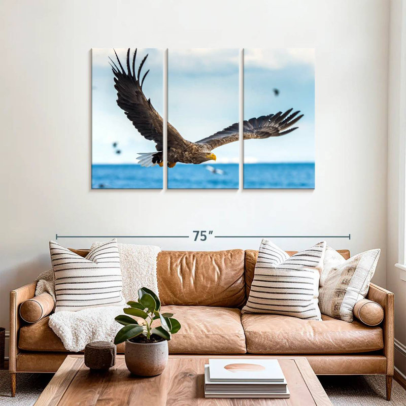 Brampt Eagle In Flight, 36" H x 57" W