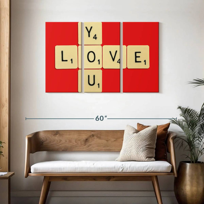 Tergel Love You, H 28 po x l 45 po