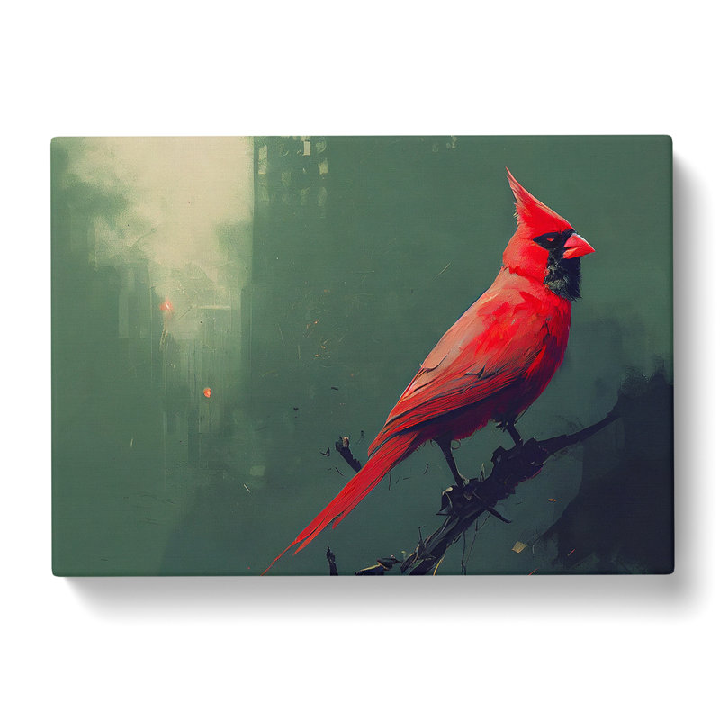 Cardinal Bird Vol.3 - Wrapped Canvas, 40cm H x 60cm W x 3cm D