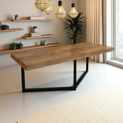 Pieds simples et modernes en bois massif
