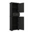 Grande armoire de rangement autoportante avec tiroir réglable-1391926301