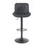 Swivel Bar Stools Modern Leather Upholstered Counter Stools for Kitchen Island, Adjustable Height Stools with Footrest for Home Bar-1305651186