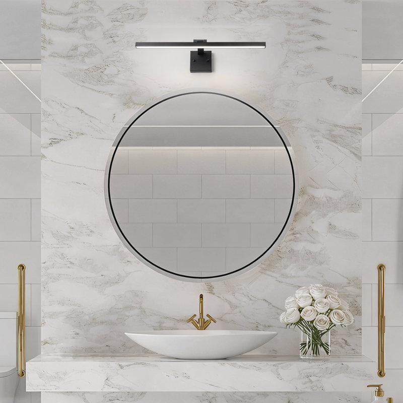 Luminaires de salle de bain à 1 lumière à DEL