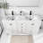 Wimer 60'' Modern Double Sink Bathroom Vanity with Spacious Resin Top, Faucet, Assembly Required-797543443