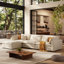 Canapé modulaire en L 113,77 po Comfy-697196543