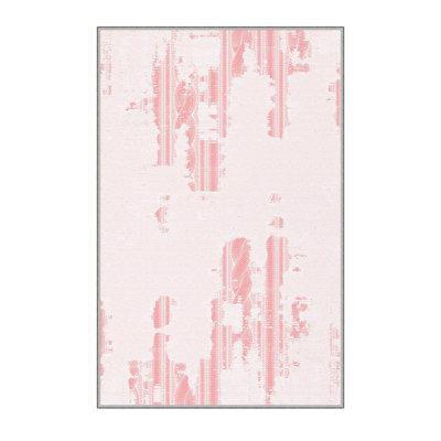High-Quality 3D Printed Area Rug (2.6 x 4.0 ft), 100% Polyester, 0.3 in Pile Height | Antibacterial, Non-Slip PVC Felt Dot Underside | Machine Washable, Elegant Design for Living Room, Bedroom & Office