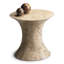 Jaxon Oval Fossil Stone Side Table