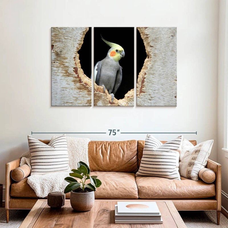 Brampt Cockatiel In A Hole, 36" H x 57" W