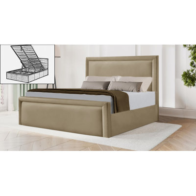 Milan Upholstered Ottoman Storage Bed