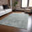 Machine Washable Indoor/Outdoor Xhevrie Aqua Rug-480936061