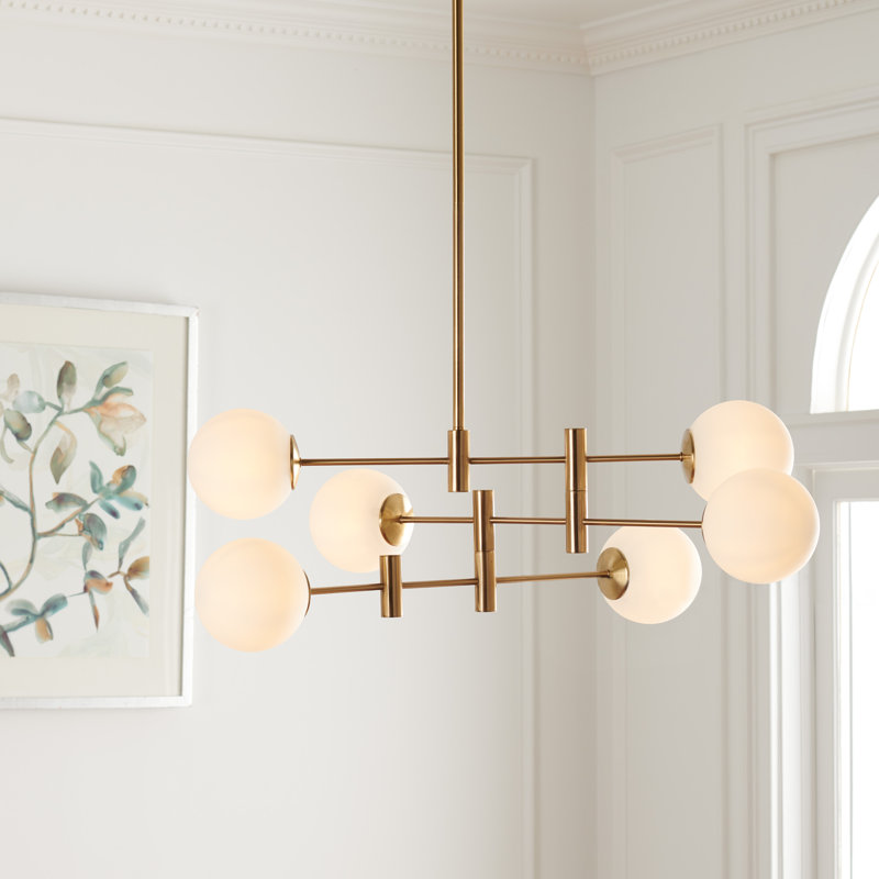 Lustre linéaire unique à 6 lumières Vika