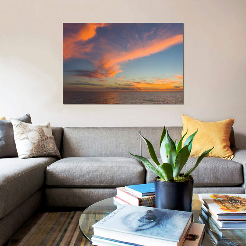 «Atlantic Ocean at Sunset», Venise, Sarasota County, Floride, États-Unis, impression sur toile tendue, Acrylique