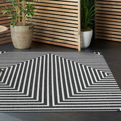 Tapis intérieur / extérieur d'extérieur moderne