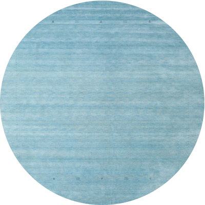 Tapis de zone bleu contemporain
