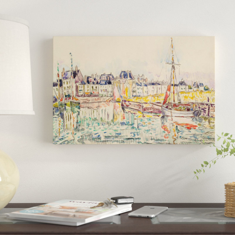 " Le Croisic II " by Paul Signac, 26" H x 40" W x 1.5" D
