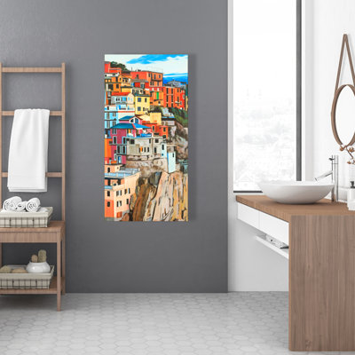 Toile Manarola Italie - Cités | Art mural