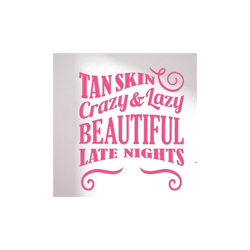 Non-Wall Damaging Wall Decal, Pink, Large